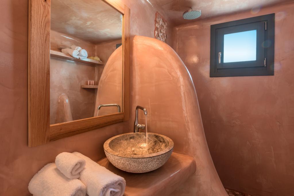 Aspronisi Luxury Villa With Caldera View Megalochori  Rom bilde