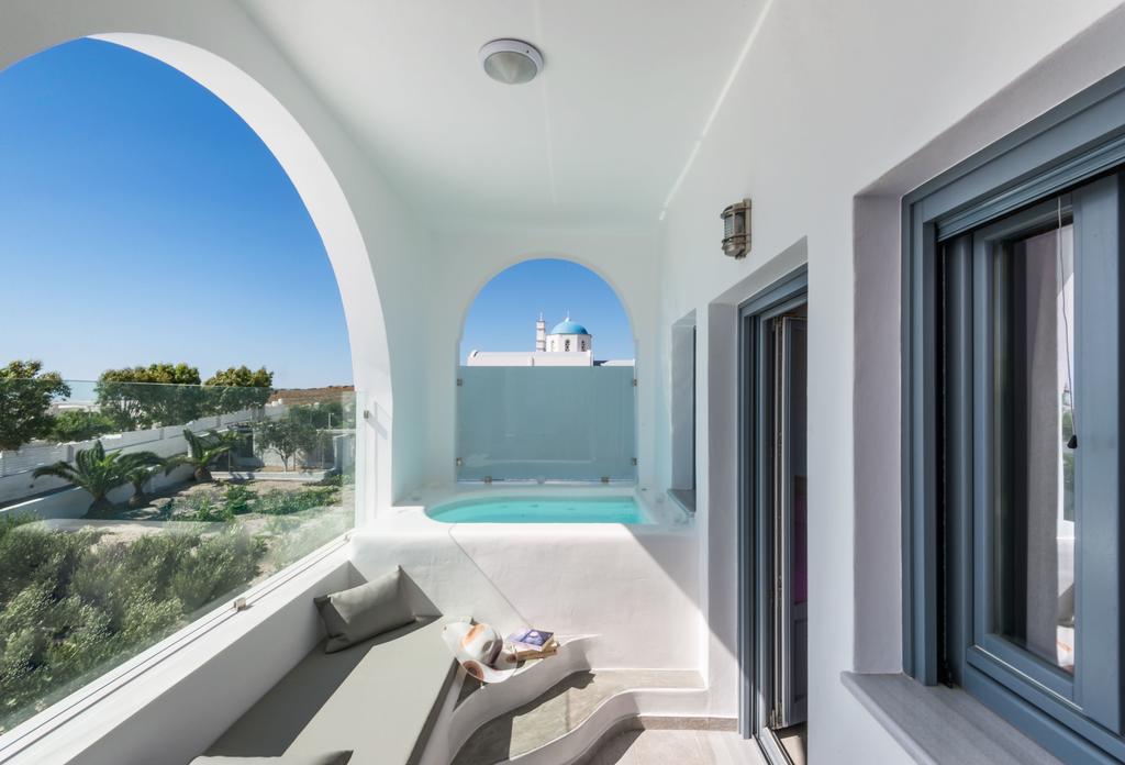 Aspronisi Luxury Villa With Caldera View Megalochori  Rom bilde